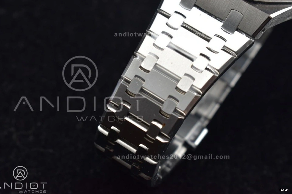 APSF 41mm Bracelet 15500 Dial Super on Black 1:1 A4302 SS SS Clone Oak Best Royal Edition Textured 1106